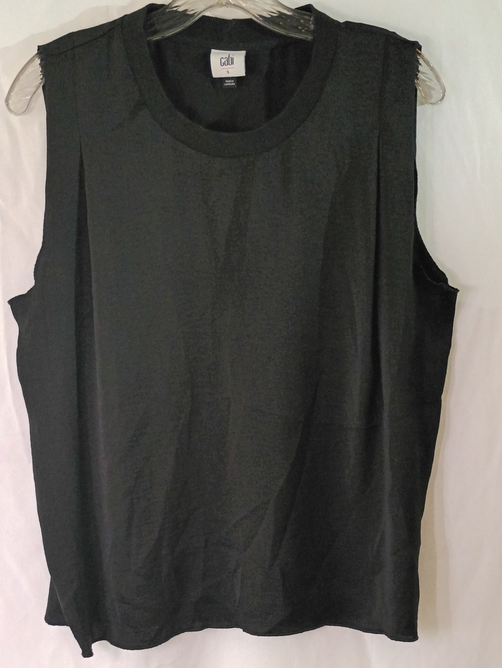 Cabi Black Sleeveless Tank Top